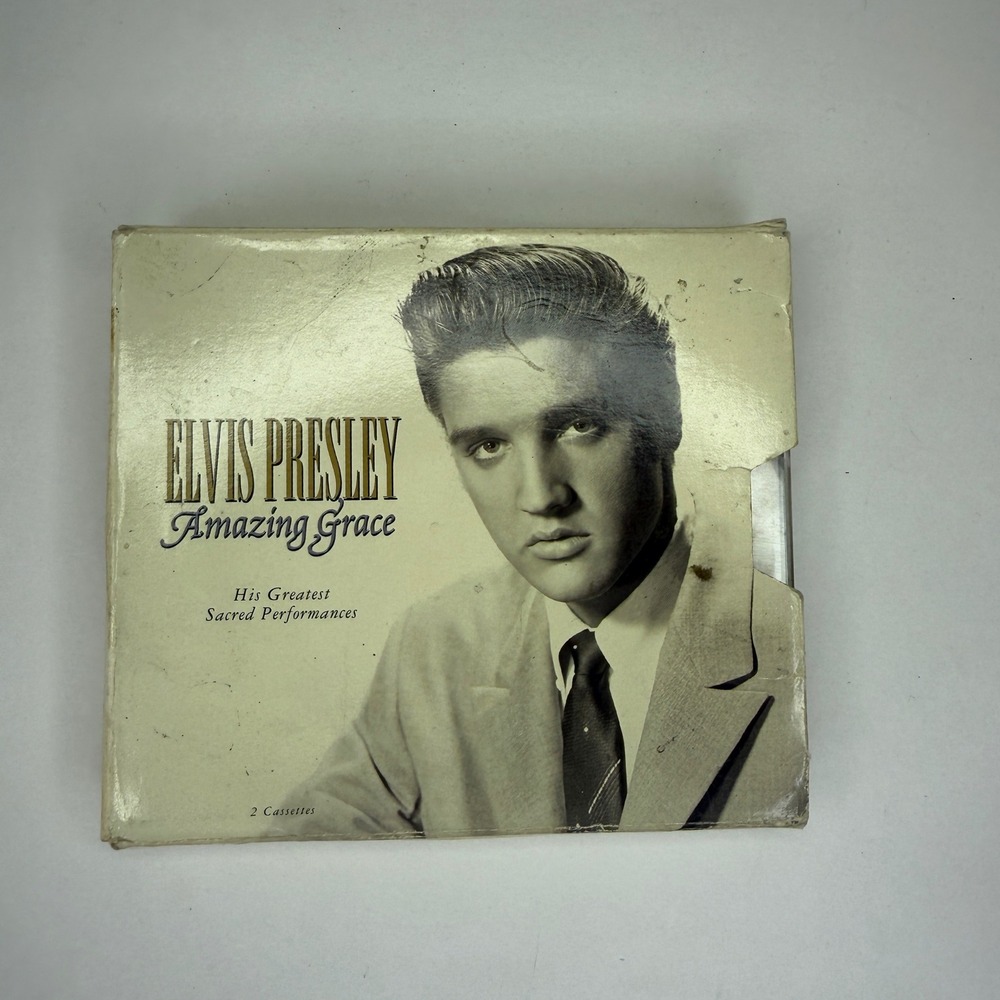Elvis Presley Amazing‎ Grace His Greatest Sacred Performances Cassette Tape Set